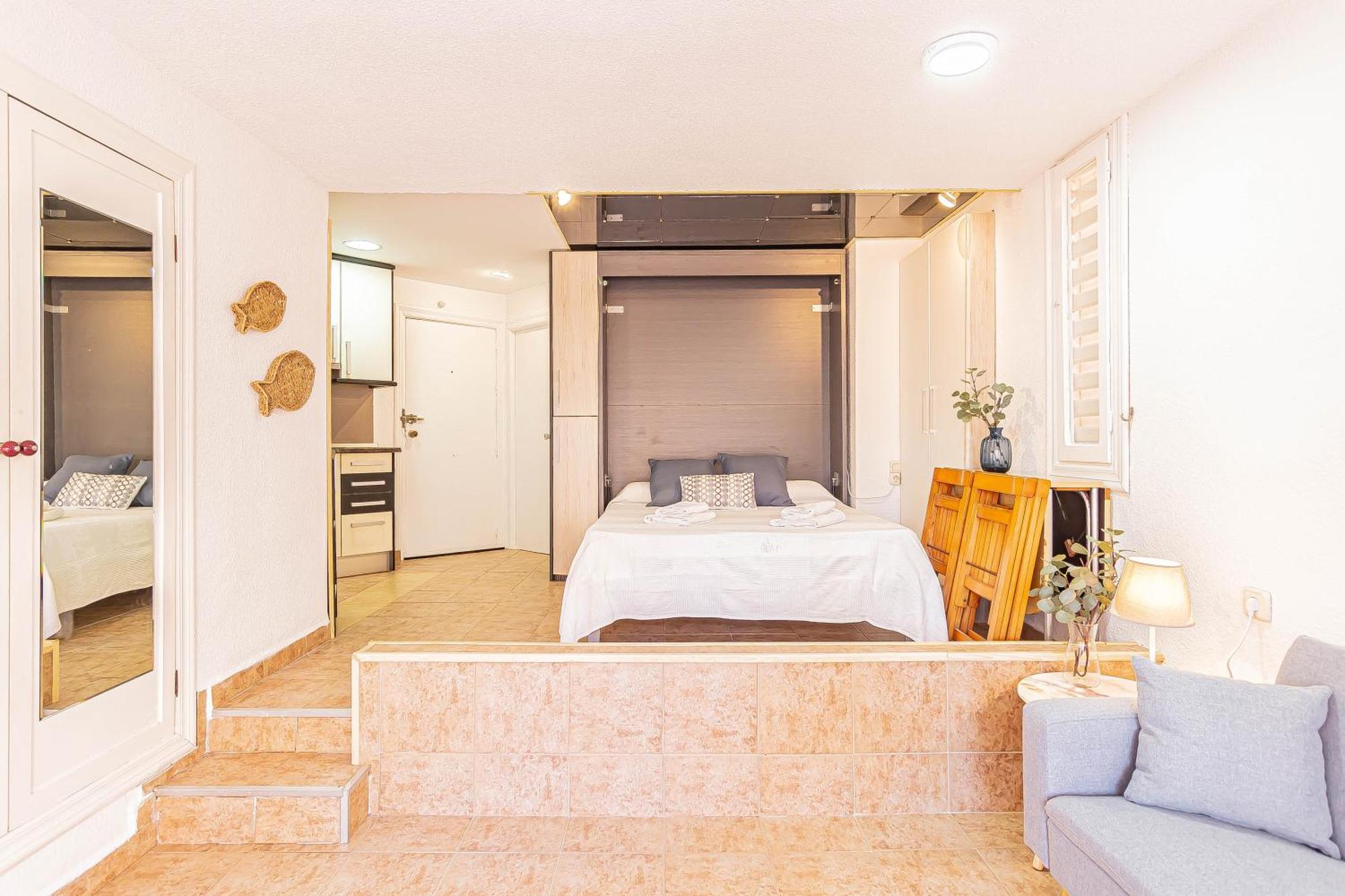 Ferienwohnung La Pecera - La Manga Del Mar Menor - Edificio Monaco - Kilometro 7 - Cama Plegable Y Sofa-Cama Exterior foto